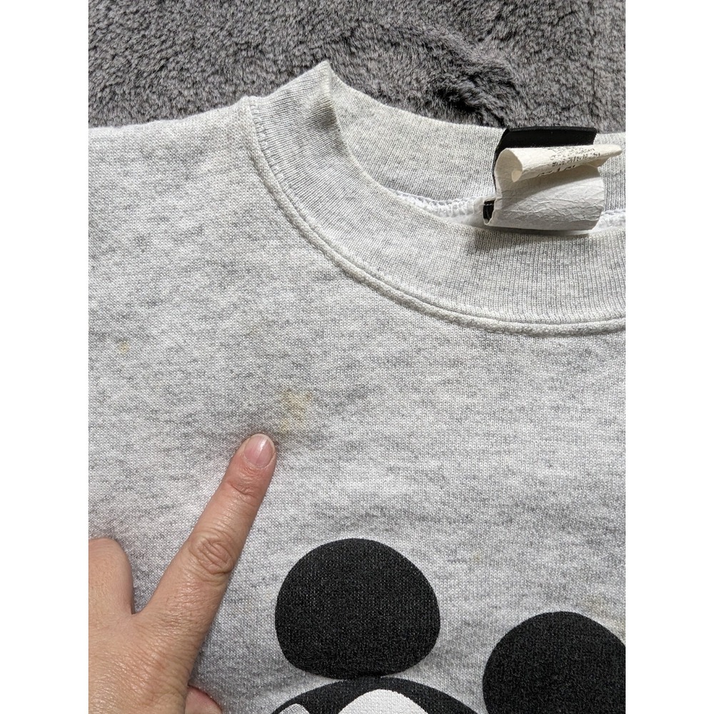 Vintage Disney Mickey Unlimited Sweatshirt Men's Size Large Gray - Picture 7 of 11